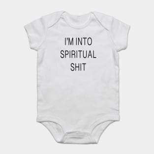 SPIRITUAL SHIT Baby Bodysuit